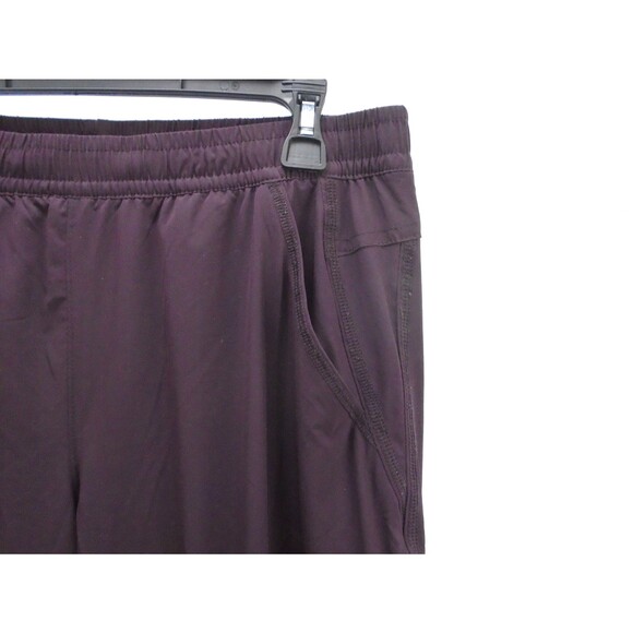 Eddie Bauer Pants Rainier Women Size 10 (33x32) Purple Flannel Lined Jogger - Picture 8 of 11